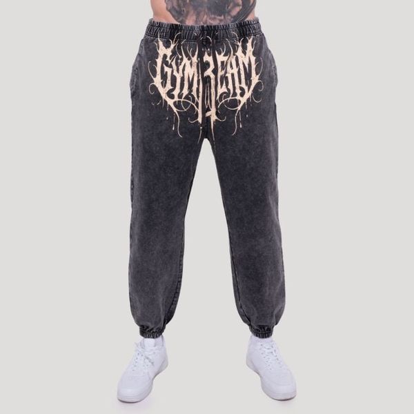 Tepláky Abyss Charcoal - GymBeam, veľkosť L