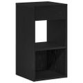 vidaXL Nočné skrinky so zásuvkou 2 ks čierny dub 35x34x66,5 cm