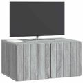vidaXL Nástenná TV skrinka 59,5 x 41 x 30 cm Sivý Sonoma