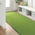 vidaXL Rohož Zelená a čierna 120 x 250 cm 100% polyamid