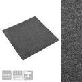 vidaXL Koberec 20 ks Antracitová 50 x 50 cm 100% polypropylén