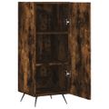 vidaXL Komoda dymový dub 34,5x34x90 cm spracované drevo