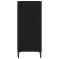 vidaXL Skrinka na gramofónové platne Čierny dub 84,5 x 38 x 89 cm