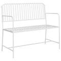 vidaXL Záhradná lavička 2 -Seater 103,5 x 51,5 x 90 cm Oceľ