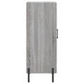 vidaXL Komoda sivý dub sonoma 34,5x34x90 cm spracované drevo