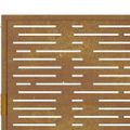 vidaXL Záhradná brána 100x175 cm, corten oceľ, štvorcový dizajn