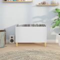 vidaXL Skrinka na platne biela 74,5x38x48 cm kompozitné drevo