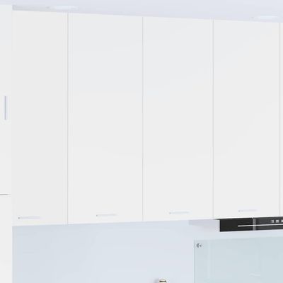 vidaXL Závesná skrinka Biela 80 x 31 x 100 cm Kompozitné drevo
