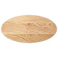 vidaXL Stolová doska 80x40x4 cm dubový masív oválny