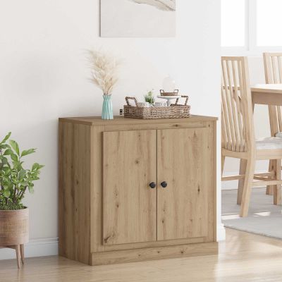 vidaXL Servírovacia skriňa 70 x 35,5 x 67,5 cm Remeselný dub