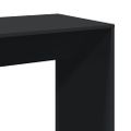 vidaXL Barový stôl čierny 102x50x103,5 cm kompozitné drevo