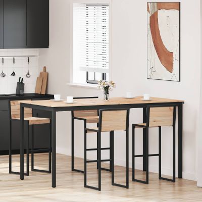 vidaXL Barový stôl Prírodná 200 x 100 x 105 cm