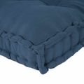 vidaXL Vankúš na paletový gauč 3 ks Látka Indigo 120 x 80 x 38 cm