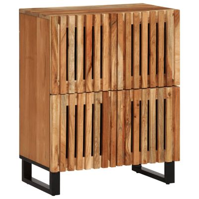 vidaXL Komoda 60x34x75 cm, akáciový masív