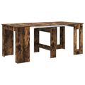 vidaXL Jedálenský stôl 180 x 85 x 75 cm Kompozitné drevo Dymový dub