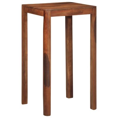 vidaXL Barový stôl 60x60x107 cm Masívne drevo Akácia