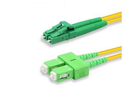 Patchcord FO duplex LC/APC-SC/APC 9/125um SM, 7m, OS2