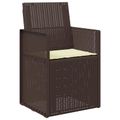 vidaXL Vankúše na sedenie 2 ks Polyester Krémová 47 x 36 x 2 cm