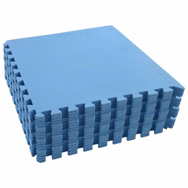 vidaXL Podložka pod bazén 24 pcs Modrá 8,64 ㎡ EVA pena