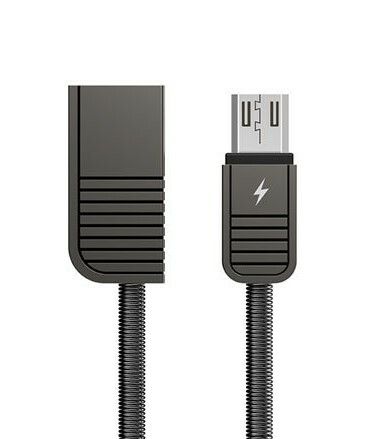 Remax AA-7089 RC-088m Linyo dátovy kábel micro USB, čierna
