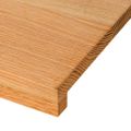 vidaXL Schodiskové stupne 2 ks svetlohnedá 110x30x2 cm dubový masív