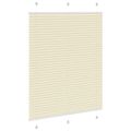 vidaXL plisovaná roleta krémová 105x100 cm Šírka látky 104,4 cm