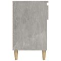 vidaXL Botník betónovo sivý 102x36x60 cm spracované drevo