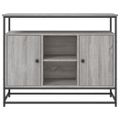 vidaXL Komoda sivá sonoma 100x35x80 cm kompozitné drevo