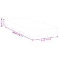 vidaXL Matrac Stredne tvrdý 70 x 200 cm Biela a modrá