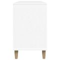 vidaXL Botník biely 102x36x60 cm spracované drevo