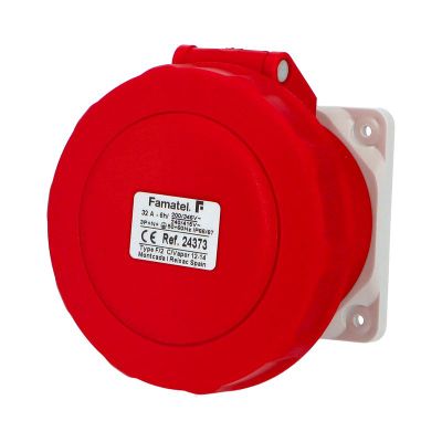 Zásuvka vestavná 24373 IP67/400V/32A/5P 6h, priama - SpeedPRO
