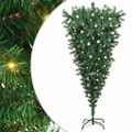 vidaXL Nohavice umelého predvianočného stromčeka s guľami 240 cm PVC