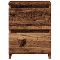 vidaXL Nočné stolíky 2 ks staré drevo 30x30x40 cm kompozitné drevo