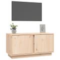 vidaXL TV skrinka 80x35x40,5 cm masívna borovica
