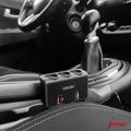 Predlžovacia zásuvka 2x USB0A QC3.0 12/24V 120W 80cm AMiO-04364