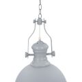 vidaXL Stropná lampa sivá okrúhla E27