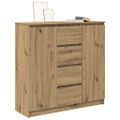vidaXL Komoda so zásuvkami, 100,5x35x98,5 cm, kompozitné drevo