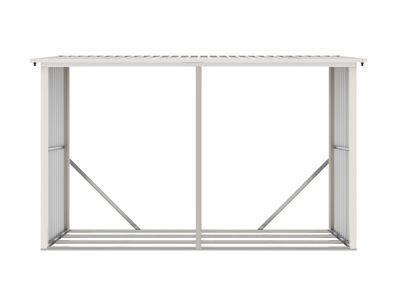 Prístrešok na drevo G21 WOH 682 - 302 x 119 cm, šedý