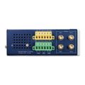 Planet dual 5G/LTE bezpečnostní brána, 2xWAN + 3xLAN/1xSFP, DI/DO, GPS, WiFi, DIN, IP30, -45/+75°C, dual 9-54VDC Bezpecnostní brána, 3× LAN, 1× LAN/WAN, 1× SFP LAN/WAN, 5G NR, LTE, GPS, 2× SIM slot, Wi-Fi, DIN, IP30, -40 až +75°C, dual DC 9-5