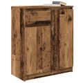 vidaXL Komoda so zásuvkou, staré drevo 71x35x84 cm, kompozitné drevo