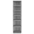vidaXL Stojany na topánky 2ks sivá sonoma 27,5x27x102 cm sprac. drevo
