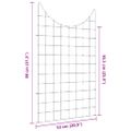 vidaXL Sada plotu pre rybník 8 ks 50 x 80 cm Oceľ Zelená