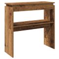 VidaXL Konzolový stolík Old Wood 80x30x80 cm Engineered Wood
