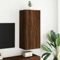vidaXL TV nástenná skrinka hnedý dub 40,5x30x90 cm kompozitné drevo