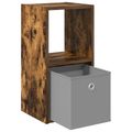 vidaXL Nočný stolík 2 ks Dymová dub 30,5 x 27 x 59,5 cm