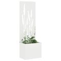 vidaXL Záhradná clona na súkromie Rezací Biela 50 x 32 x 150 cm