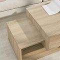 vidaXL Konferenčný stolík Sonoma dub 105 x 50 x 32,5 cm