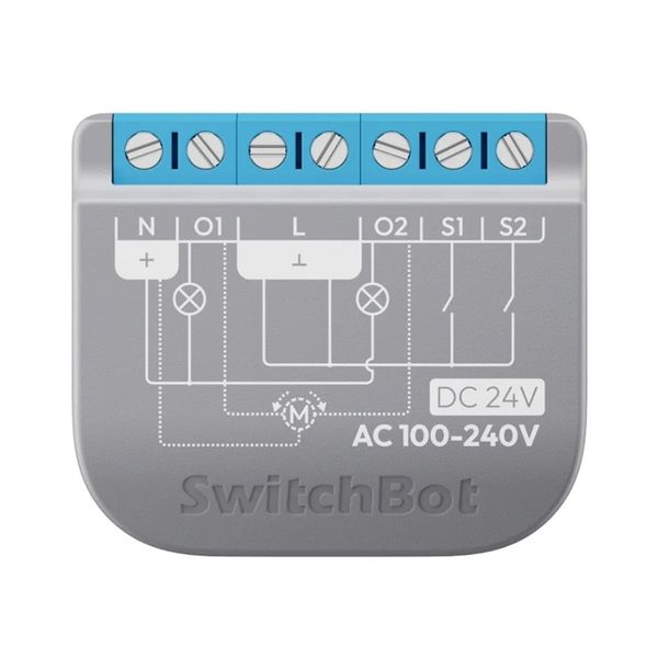 Inteligentný dvojkanálový prepínač SwitchBot Relay Switch 2PM