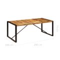 vidaXL Jedálenský stôl z mangovníkového dreva 200x100x75 cm