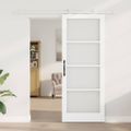 vidaXL Posuvné dvere ORKDAL 83 x 211 cm Biela